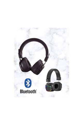 Kablosuz - 207 - Rgb Işıklı Katlanabilir Bluetooth Kulak - Csmo-tex - Üstü Kulaklık