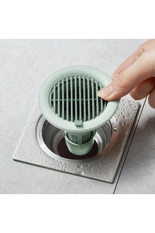 Didadodo Suntek Duş Yer Sifonu Kanalizasyon Çekirdek Drenaj Banyo Mutfak, Küçük Model 11.8x5cm Çift Kişilik