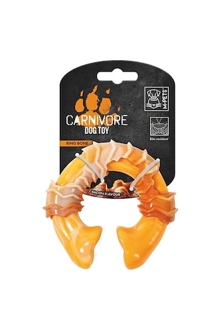 M-pets Carnivore Ring Bone Pastırma Aromalı Kemik Köpek Oyuncağı Small 10,8x9,7x3,6 Cm 244-50121.01