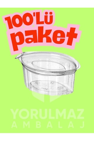 Ekonomik 30 Cc Kapaklı Sos Kabı 100 Lü Gıda Uyumlu Sızdırmaz Sosluk