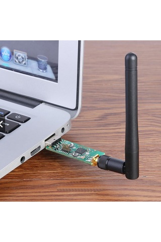 CC2531 USB Dongle + Anten 2.4Ghz Zigbee Wifi Bluetooth Kablosuz Data Yakalayıcı