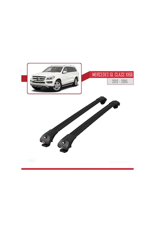 Mercedes Gl Class X166 2012-2015 Arası İle Uyumlu Ace-1 Ara Atkı Tavan Barı Siyah