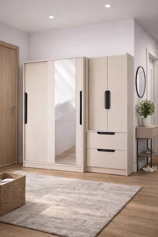 Abre 3026348 Vizon Siyah Sürgülü Portmanto Set Açık Vizon