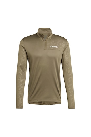 Adidas Mt Half Zi Ls Erkek Sweatshirt Ip4800-yesıl Yeşil