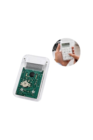 Pm-25419 Beyaz Mini Hesap Makinesi Çok Renkli