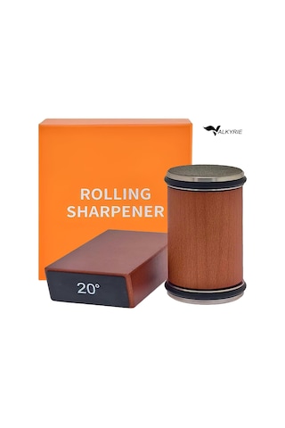 Valkyrie Profesyonel Roller Bıçak Biley Seti - Kolaylıkla Tecrübe Gerektirmeyen Muhteşem Keskinlik 15 Ve 20 Derece Bıçak Bileği