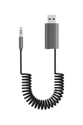 M01 Araç Bluetooth Alıcısı Eller Serbest Arama 3.5mm Aux Stereo Araç Kablosuz Adaptörü