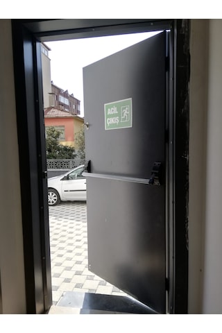Tse Sertifikalı Yangın Kapıları,antrasit Panikbarlı Yangın Kapısı