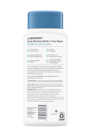 Lubriderm Günlük Nemlendirici Vücut Ve Yüz Yıkama Jeli 473ml Diğer