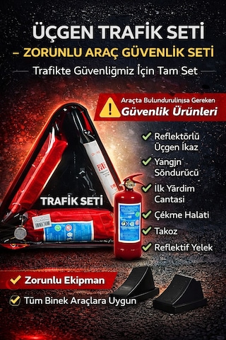 Paspro Otomotiv Üçgen Trafik Ve Yardım Seti