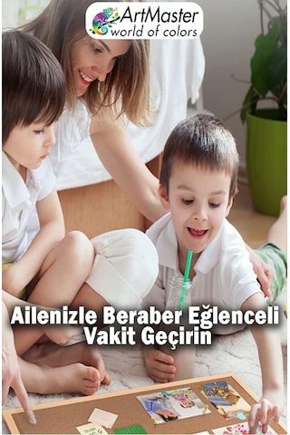 Mantar Pano Ahşap Çerçeve Duvara Monte 60x90 Cm 1 Adet Harita Çivisi Hediyeli Dekorasyon Mantar Çerçeve Evde Okulda Büro 60 x 90 CM