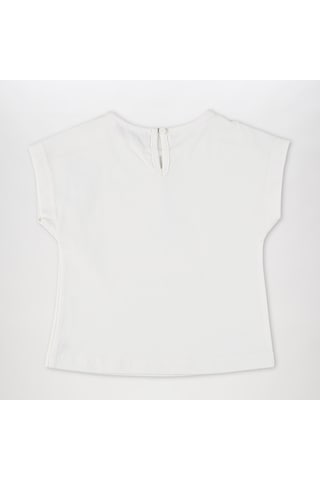 Panço Kız Çocuk Baskı Detaylı T-shirt 2411gb05036-4461 001