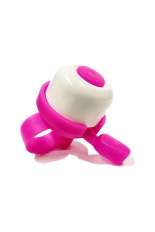 Sarissa Çocuk Bisikleti Zil 1. Kalite Plastik Gövde Metal Çan Pembe Beyaz Beyaz - Pembe