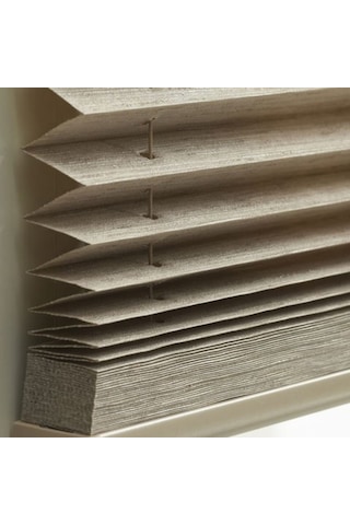 Cam Balkon Plise Perde Keten Serisi Vip 4 Renk, Alüminyum Kasa (442389875)