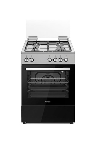 Tecna TF 604G Turbo Fanlı 4 Gözü Gazlı Ocaklı Tam Boy Fırın