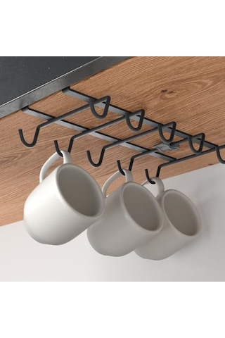 My Mug-bardak Askısı Touchtherm Lava Kaplama Siyah, 28x14x6cm 000 Açık Krem
