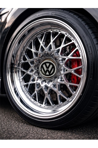 Volkswagen Jant Göbeği Damla Etiket 4 Lü Oto Universal Jant Göbeği 3d Jant Arması Damla Sticker Seti2 Çok Renkli