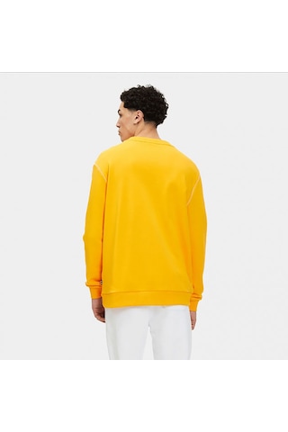 Sarı Fila Erkek Bisiklet Yaka Sweatshirt Lu411126 Sarı