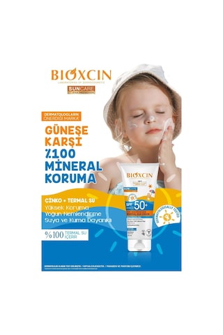 Bioxcin Sun Care Hassas Ciltler Için Çok Yüksek Korumalı Mineral Güneş Kremi Bebek 50 Spf 100 ml