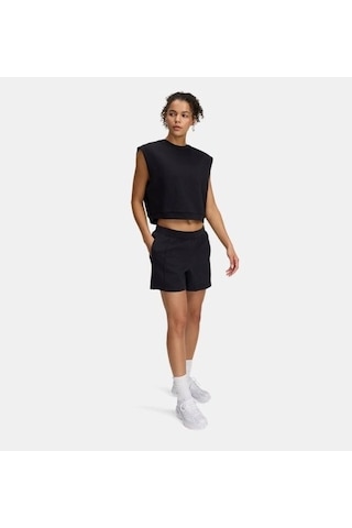 Under Armour Ua Unstoppable Fleece Kadın Şort 1389680-001 Siyah