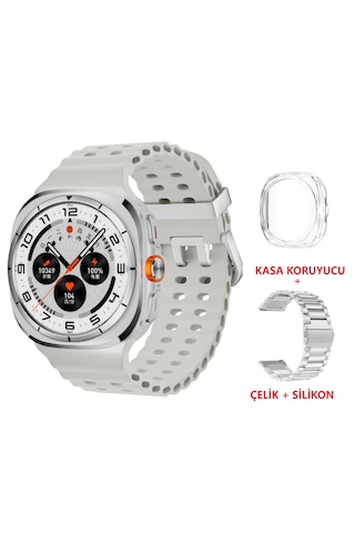 Kalobee SK 7 Ultra Amoled 47 MM 2 Kordonlu Akıllı Saat (İthalatçı Garantili)