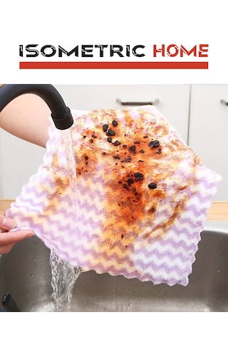 3 Adet Mikrofiber Bez 30x30, Süper Emici Mercan Polar Kumaş, Koku Yapmaz, Nem VeÖnler Çeyiz Çok Renkli