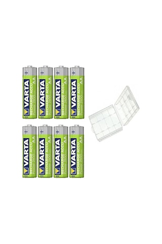 Varta Ready2USE 2100 mAh AA Şarj Edilebilen Pil 8'li + Saklama Kabı