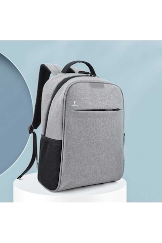 Willowhaven Orta Boy Gri Günlük Sırt Çantası Oxford Kumaş Gri