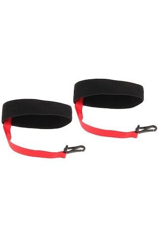 Dolıty 2 Adet Kayak Eldiveni Bilek Kayışı Yetişkin Kırmızı Kırmızı