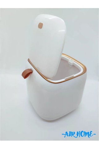 Aır Home Kapaklı Masaüstü Çöp Kutusu 178033945 Beyaz