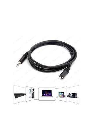 3.5 Mm Stereo Aux Ses Uzatma Kablosu Erkek - Dişi 3 Metre