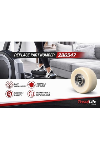 Tr Elips Makaralı Rampa Tekerleği - Nordictrack Audiostrider 990 Eliptik Ntel79061 İle Uyumlu