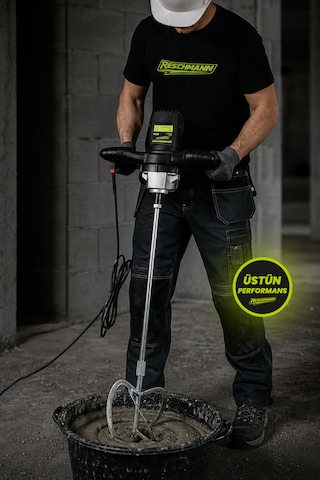Reschmann R-JL1636 1300W Boya Karıştırıcı Alçı Karıştırıcı