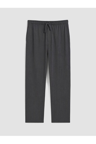 LC Waikiki Lc Waıkıkı Gri Standart Kalıp Çizgili Erkek Pijama Altı