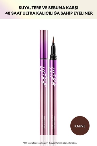 Missha Su , Ter Ve Yağlanmaya Dayanıklı , 48 Saate Kadar Kalıcı Ultra Powerproof Thin Pen Liner Brown