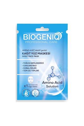 Beauty Aminoasit Kağıt Maske 25 Gr X 5 Adet Besleyici Ve Nemlendirici Yüz Maskesi