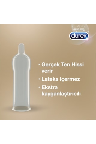 Durex Gerçek Dokunuş Ultra Kaygan Prezervatif 12'li