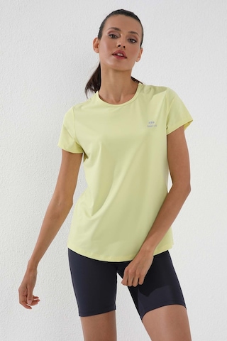 Tommy Life Limon Basic Kısa Kol Standart Kalıp O Yaka Kadın T-shirt - 97144 Limon Sarı