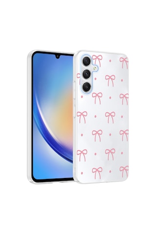 Samsung Galaxy Uyumlu A25 Kılıf Kamera Korumalı Desenli Zore Klip Kapak - Fiyonk