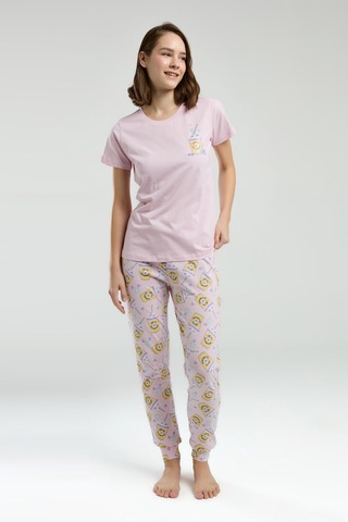Rolypoly Kadın Pembe Pijama Takımı Rp3625-s-v1 Pembe
