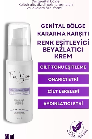 Genital Bölge Kararma Karşıtı Koltuk Altı,diz,dirsek Ve Dış Genital Renk Eşitleyici-beyazlatıcı Krem