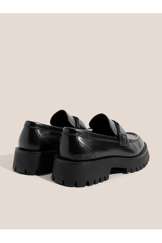 Guess Gorizia Erkek Siyah Deri Makosen Fmtgorlea14-black Siyah
