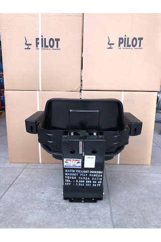 Pilot Traktör Koltuk Kollu Et62 Traktör Koltuğu Pilot Siyah Renk