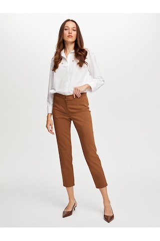 Faik Sönmez Slim Fit Klasik Pantolon W26pnt003 Bw26pnt00330 Kahve