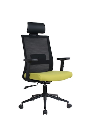 Vera Flex Multi Fonksiyon Çalışma Koltuğu - Siyah/yeşil 63x117-127x67 Cm