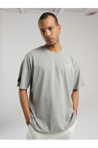 Everlast Ever Essentials Oversize Gri Melanj Erkek Tişört Gri Melanj