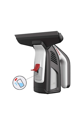 Home And Garden Akülü Pencere Temizleyici, Glassvac Cam Temizleyici, Premium Paket, Pencere, Ayna Ve Duş Temizliği İçin, Çalışma Süresi Yaklaşık 35 Pencere, Karton Kutuda Çok Renkli