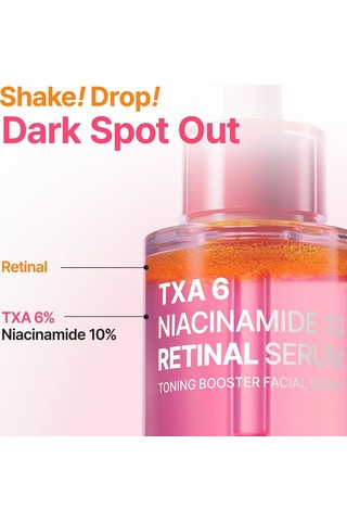 Txa 6 Niacinamide 10 Retinal Serum Leke Karşıtı Aydınlatıcı Yaşlanma Karşıtı Serum 30 Ml