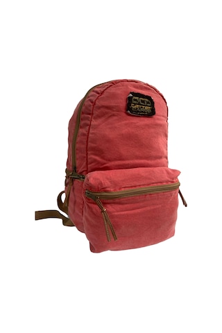 Old Cotton Cargo Kaliteli Vintage Unisex Tek Gözlü Disayn Sırt Günlük Okul Gezi Çantası Donny Bag Pembe