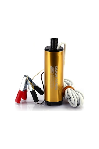 Kemos Delice 12 V Alüminyum Dalgıç Tipi Sıvı Aktarma Pompası